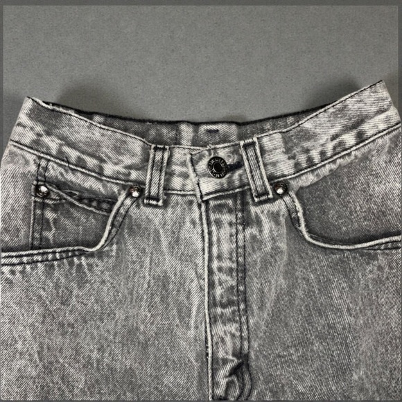 Vintage Levi’s 900 Series Gray Acid Wash Jeans | High Waist Tapered | Rare Sz 5 - Picture 4 of 15